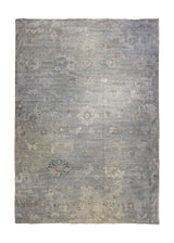 A34249 Oriental Rug Indian Handmade Area Transitional Neutral 9_10_ x 13_11_ -10x14- Gray Oushak Design