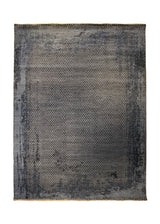 A34412 Oriental Rug Indian Handmade Area Modern 9_1_ x 12_0_ -9x12- Brown Abstract Erased Design