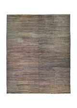 A34828 Oriental Rug Pakistani Handmade Area Transitional 9_11_ x 12_6_ -10x13- Brown Stripes Gabbeh Design