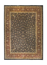 Oriental Rug Indian Handmade Area Traditional 10'1"x14'2" (10x14) Red Blue Yellow/Gold Tea Washed Floral Design #A34897