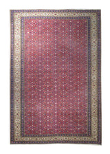 A14811 Oriental Rug Turkish Handmade Area Traditional 6'8'' x 9'7'' -7x10- Red Geometric Design