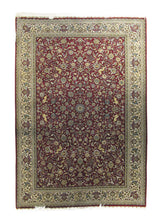 A29293 Oriental Rug Turkish Handmade Area Traditional 4'9'' x 6'10'' -5x7- Red Tree of Life Floral Design