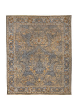 Oriental Rug Pakistani Handmade Area Transitional 8'1"x9'9" (8x10) Yellow/Gold Yellow/Gold Geometric Design #A36574