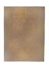 Oriental Rug Turkish Oushak Handmade Area Transitional 11'3"x15'8" (11x16) Brown Geometric Oushak Design #A28886