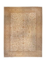 Oriental Rug Pakistani Handmade Area Traditional 10'1"x13'11" (10x14) Green Floral Design #A35828