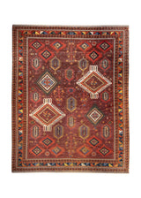 Oriental Rug Pakistani Handmade Area Traditional 12'7"x15'5" (13x15) Red Geometric Design #A28715
