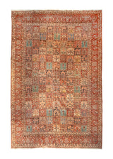 Persian Rug Bakhtiari Handmade Area Traditional Tribal 13'0"x19'4" (13x19) Multi-color Red Geometric Design #A14267