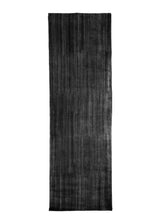 Oriental Rug Indian Handmade Runner Modern 3'1"x9'11" (3x10) Gray Gray Plain Design #A36516