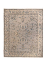 Oriental Rug Pakistani Handmade Area Transitional 8'0"x10'2" (8x10) Whites/Beige Whites/Beige Floral Design #A36499