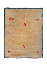 Persian Rug Gabbeh Handmade Area Traditional Tribal 5'9"x7'1" (6x7) Red Red Plain Design #A36624