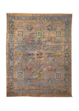 Oriental Rug Pakistani Nooristan Handmade Area Transitional 7'9"x10'2" (8x10) Pink Blue Pink Floral Nooristan Design #A36558
