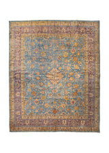 Oriental Rug Pakistani Nooristan Handmade Area Transitional 8'2"x9'8" (8x10) Pink Blue Pink Floral Nooristan Design #A36559