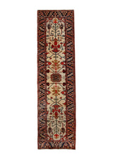 Oriental Rug Pakistani Handmade Runner Vintage Traditional 2'8"x9'8" (3x10) Pink Blue Pink Geometric Design #A36515