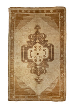 Oriental Rug Turkish Handmade Area Traditional 6'0"x10'1" (6x10) Whites/Beige Brown Geometric Design #A36507