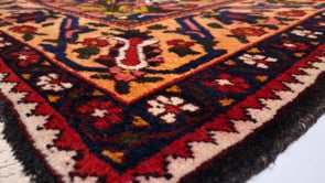 Persian Rug Bakhtiari Handmade Area Tribal Vintage 7'3"x12'1" (7x12) Red Yellow/Gold Floral Design #23510
