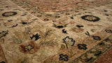 Oriental Rug Indian Handmade Area Transitional 8'2"x9'11" (8x10) Orange Whites/Beige Oushak Design #32652