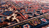 Persian Rug Heriz Handmade Area Tribal Vintage 7'10"x10'3" (8x10) Red Geometric Design #35598