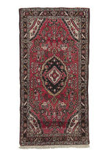 11927 Persian Rug Hamadan Handmade Area Traditional Tribal 2'6'' x 5'1'' -3x5- Pink Floral Design