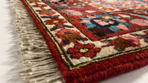 Persian Rug Bakhtiari Handmade Area Tribal 6'9"x10'1" (7x10) Red Floral Design #18595
