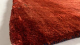 Persian Rug Gabbeh Handmade Area Square Tribal 7'3"x7'7" (7x8) Red Open Design #31235