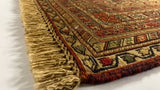 Persian Rug Sirjan Handmade Area Tribal 6'5"x9'8" (6x10) Yellow/Gold Geometric Design #34074