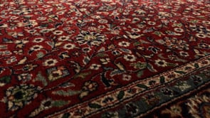 Oriental Rug Indian Handmade Area Runner Traditional 4'0"x9'9" (4x10) Red Floral Design #33627