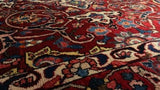 Persian Rug Bakhtiari Handmade Area Tribal 6'8"x10'9" (7x11) Red Floral Design #18560
