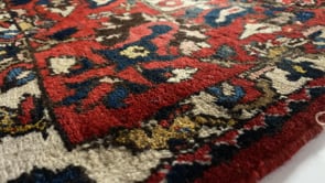 Persian Rug Bakhtiari Handmade Area Tribal 6'10"x10'0" (7x10) Red Floral Design #18108