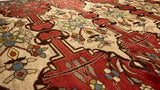 Persian Rug Bakhtiari Handmade Area Tribal 5'2"x9'10" (5x10) Red Geometric Design #31079