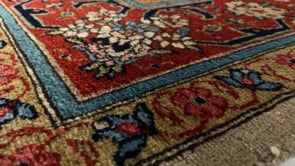Persian Rug Tabriz Handmade Area Traditional 6'4"x8'10" (6x9) Whites/Beige Animals Design #10550