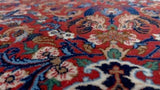Persian Rug Isfahan Handmade Area Traditional 2'2"x3'6" (2x4) Red Floral Vase Animals Design #20949