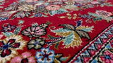 Persian Rug Qum Handmade Area Traditional Traditional 2'0"x3'1" (2x3) Red Floral Design #34858