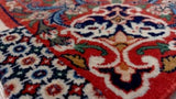 Persian Rug Isfahan Handmade Area Traditional 2'2"x3'7" (2x4) Red Floral Vase Animals Design #20910