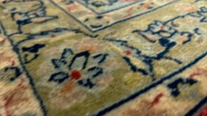 Persian Rug Isfahan Handmade Area Traditional 2'2"x3'1" (2x3) Red Blue Floral Design #21141