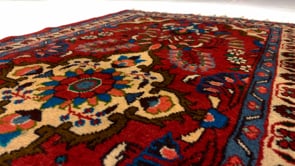 Persian Rug Hamadan Handmade Area Traditional Tribal 2'4"x4'5" (2x4) Red Tree of Life Design #11982