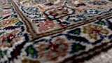 Persian Rug Tabriz Handmade Area Traditional 2'9"x3'8" (3x4) Whites/Beige Brown Gray Mahi Fish Design #34732