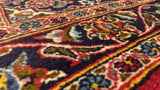 Persian Rug Kashan Handmade Area Traditional 3'4"x5'1" (3x5) Red Toranj Mehrab Floral Design #16592