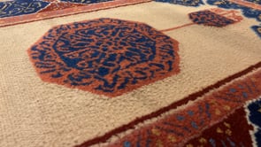 Oriental Rug Chinese Handmade Area Traditional 3'3"x5'3" (3x5) Blue Hooked Design #26271