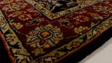 Oriental Rug Indian Handmade Area Transitional Traditional 2'11"x4'9" (3x5) Blue Red Floral Design #33318