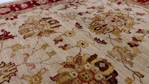 Oriental Rug Pakistani Handmade Area Transitional 3'0"x5'0" (3x5) Yellow/Gold Red Floral Design #33847