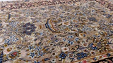 Persian Rug Kerman Handmade Area Traditional 3'1"x4'11" (3x5) Whites/Beige Tree of Life Design #18313