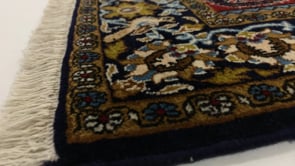 Persian Rug Qum Handmade Area Traditional Traditional 3'5"x5'5" (3x5) Red Yellow/Gold Floral Animals Design #35076