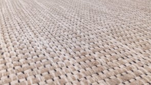 Oriental Rug Indian Handmade Area Modern Neutral 4'1"x5'11" (4x6) Whites/Beige Open Design #32996