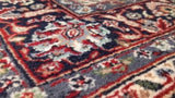 Oriental Rug Indian Handmade Area Traditional 4'0"x6'0" (4x6) Red Floral Design #33626