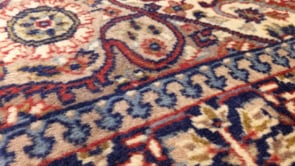 Oriental Rug Pakistani Handmade Area Traditional 4'0"x6'5" (4x6) Red Blue Floral Design #33708