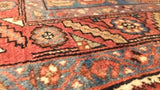 Persian Rug Malayer Handmade Area Tribal Vintage 3'4"x5'8" (3x6) Red Blue Geometric Design #34170