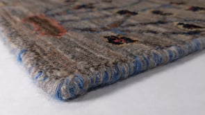 Oriental Rug Pakistani Handmade Area Transitional 4'1"x5'9" (4x6) Gray Gabbeh Design #34404