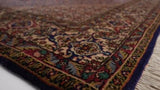 Persian Rug Bijar Handmade Area Traditional 8'6"x11'7" (9x12) Red Blue Herati Design #34382