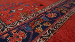 Persian Rug Gabbeh Handmade Area Tribal 7'11"x11'4" (8x11) Red Open Design #34481