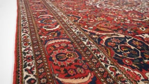 Persian Rug Bakhtiari Handmade Area Tribal 10'1"x14'4" (10x14) Red Floral Design #22855